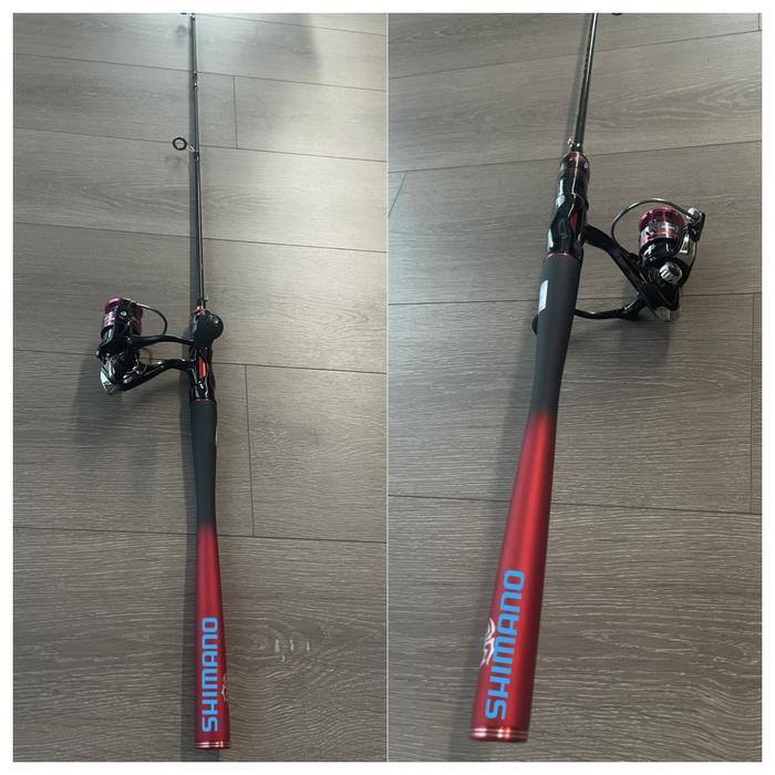 Joran Shimano Full Set 2 In 1 Set Spinning Rod+Reel Shimano 1 Set Lengkap Shimano Ori Jepang Reel100