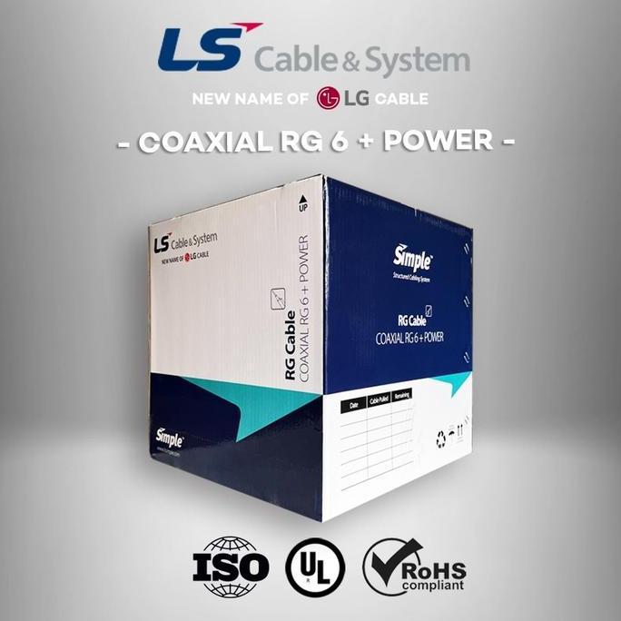 Ls Coaxial Cable Rg6 + Power