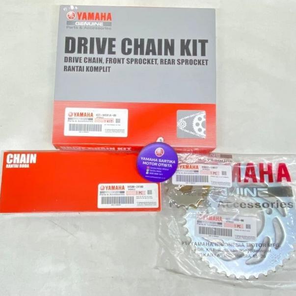 Original (KIT) Chain Sprocket Kit / Gear Set Yamaha F1ZR