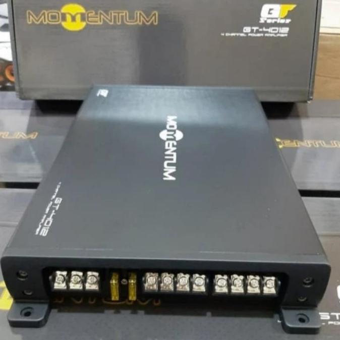 Power Amplifier Mobil Momentum 4Channel Gt 4012 Kualitas Terbaik Harga Termurah