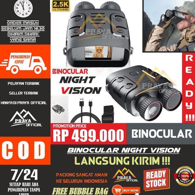 Teropong Malam Night Vision Teleskop Gelap Infrared Hunting Berburu Kualitas Terbaik Harga Termurah