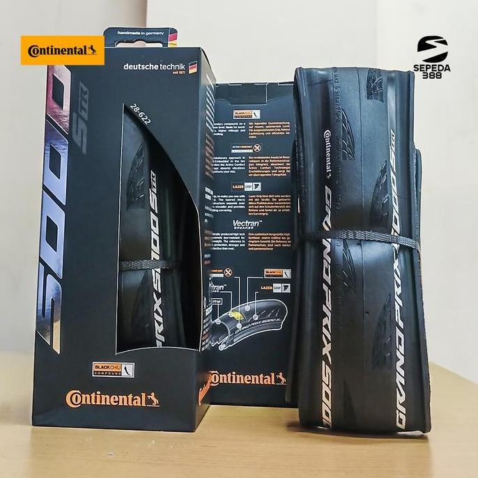 Ban Luar Continental 700X28C S Tr Tubeless Ready Ban Sepeda Grand Prix 5000
