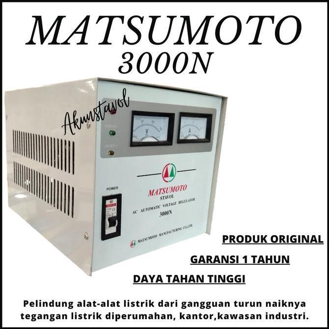 Stavolt Matsumoto 3000N - Stabilizer Listrik 3000Watt
