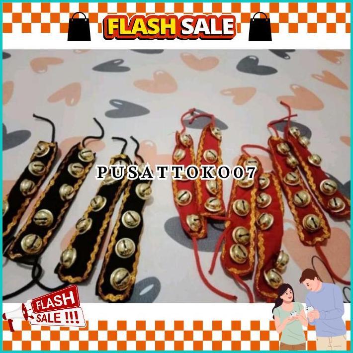 MURAH Gongseng Klinting jaranan klintingan kerincingan aksesoris gelang kaki gongseng anak