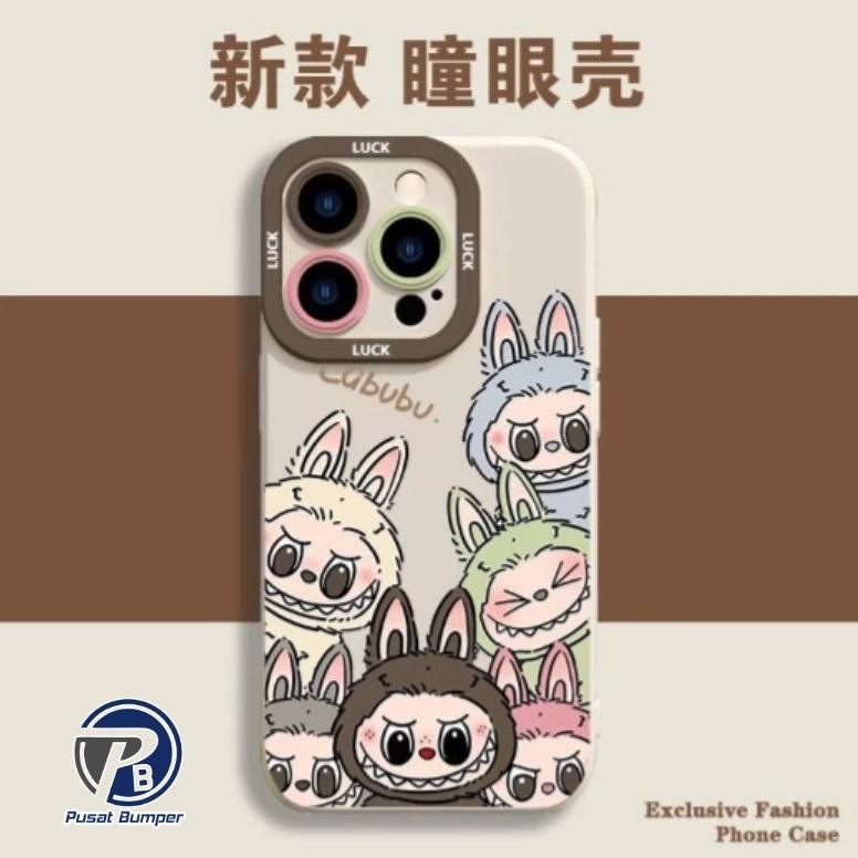 Giants Ss955 Silikon Case Labubu Monster Softcase Casing Hp For Oppo A5 A9 2020 A76 A96 A3 Pro Reno 