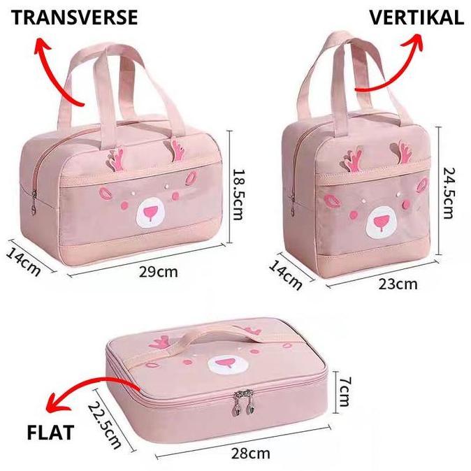 Terbaru Opiobags Lunchbag Tas Bekal Thermal / Tas Bekal Anti Air / Lcb 17