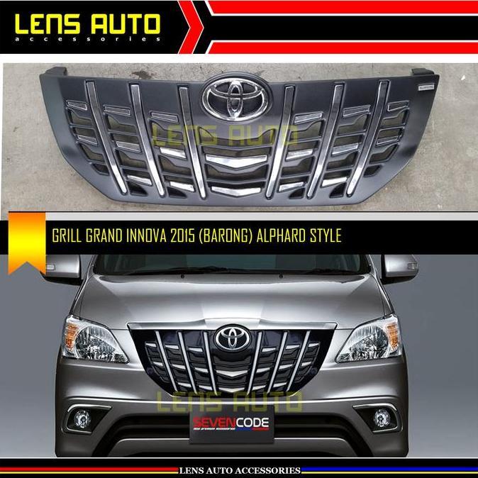 GRILL GRAND INNOVA 2015 MODEL ALPHARD - GRILL INNOVA ALPHARD STYLE ABS