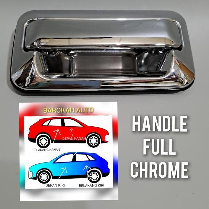 mitsubishi kuda handle pintu luar full chrome mobil kuda