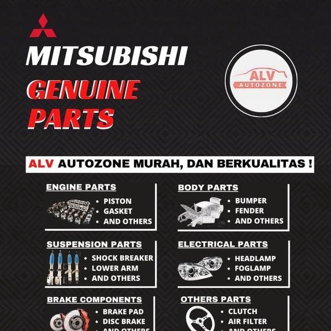 COVER/GARNISH/SPOILER BUMPER BELAKANG MITSUBISHI OUTLANDER ML746002