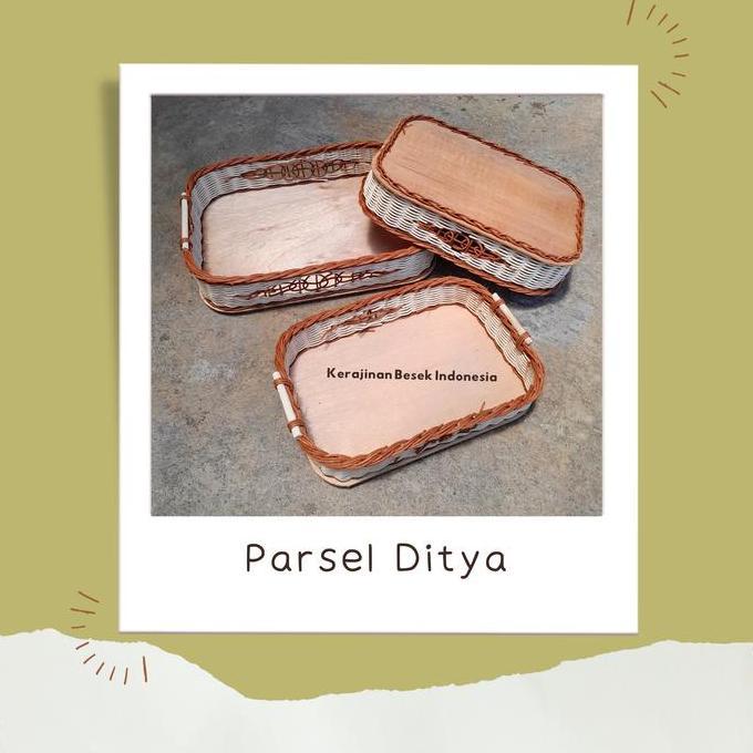 ;&;&;&;&] Parsel Rotan Ditya Keranjang buah Hampers natal imlek Parsel lebaran Kado Hantaran pernika