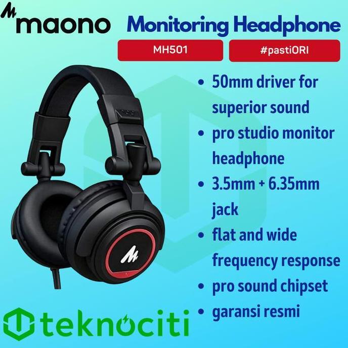MAONO Bluetooth Studio Monitoring Headphone / Headset AU-MH501