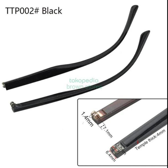 Tangkai Batang Gagang Kacamata sepasang engsel double