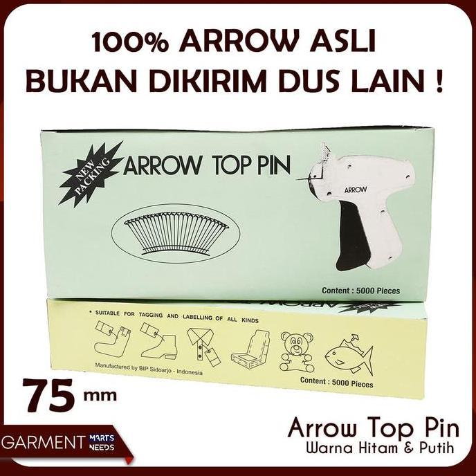 Arrow Top Pin - Tag Pin Isi Refill Tag Gun Original 75Mm