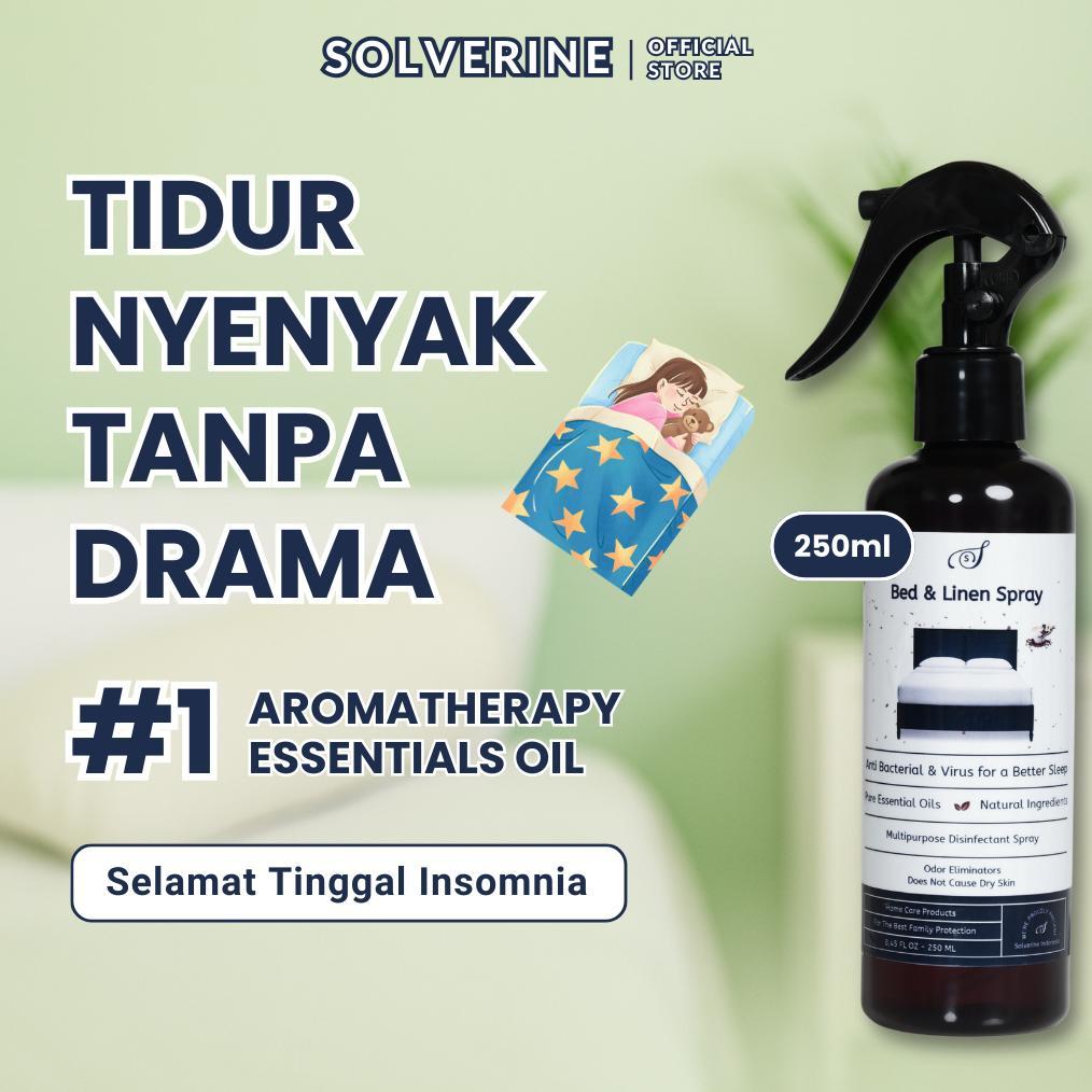 Solverine Deep Sleep Pillow Mist Spray | Natural Sleep Aid Aromatherapy Spray | Room Spray | Disinfe