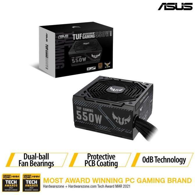 Asus Tuf Gaming 550B - Psu 550Watt 80+ Bronze Powersupply Asus