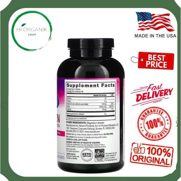 Neocell Super Collagen + Vitamin C & Biotin 270 Tablets Original