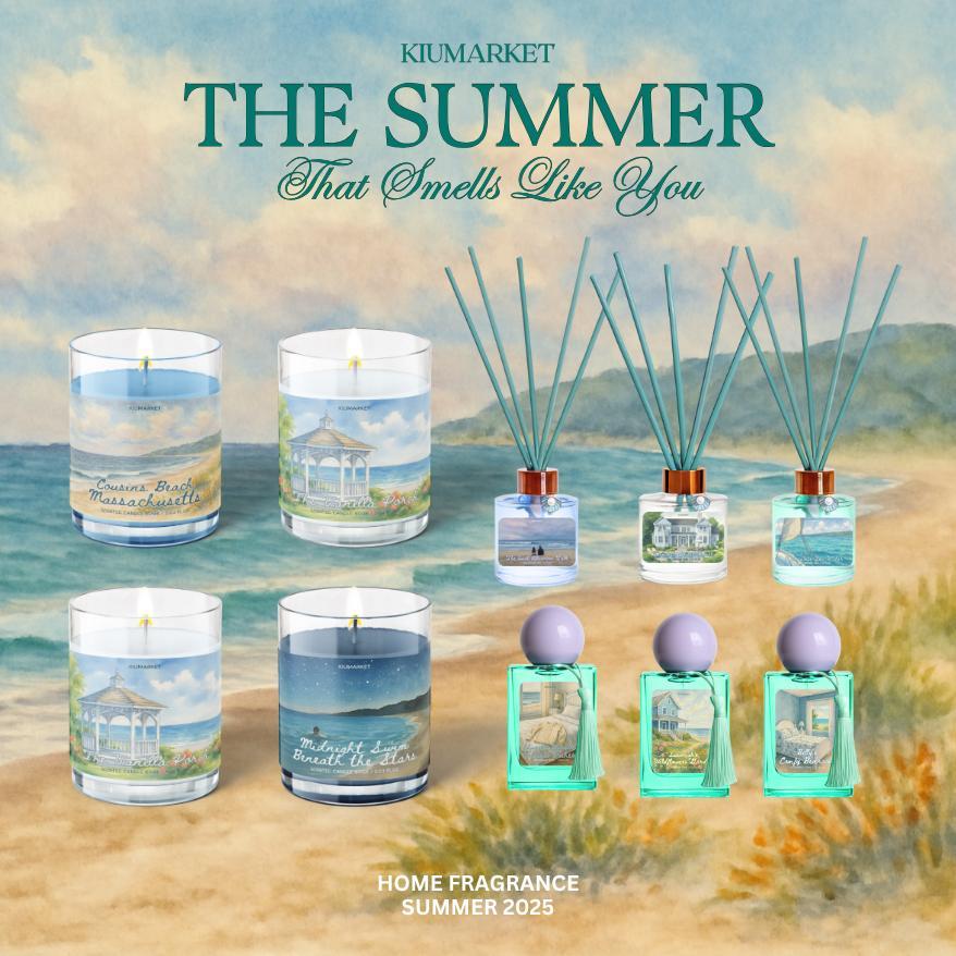 Summer Collections The Summer That Smells Like You Scented Candle Reed Diffuser Roomspray Kiumarket