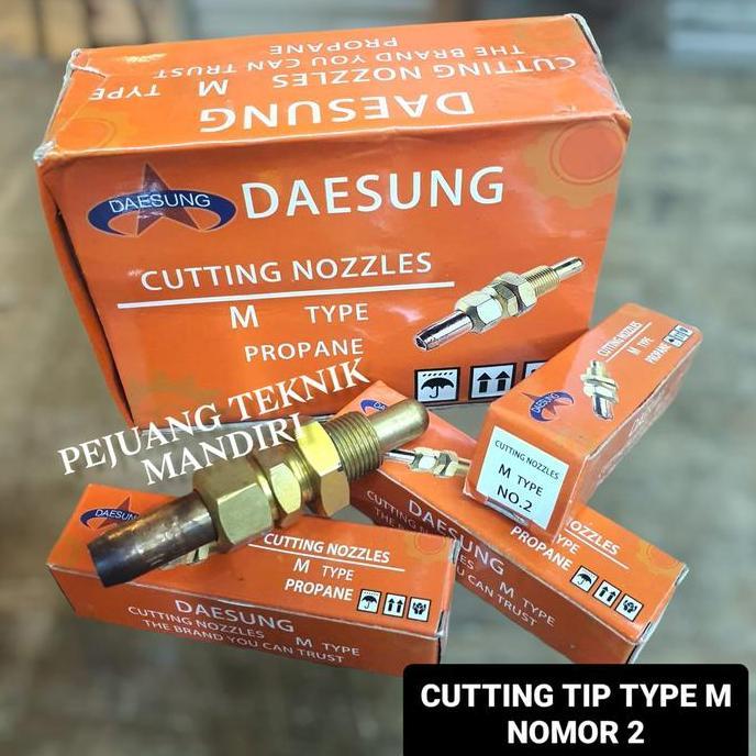 BEAM CUTTING TIP TYPE M NO.2 LPG / NOZZLE BLENDER POTONG TYPE M NO 2 LPG