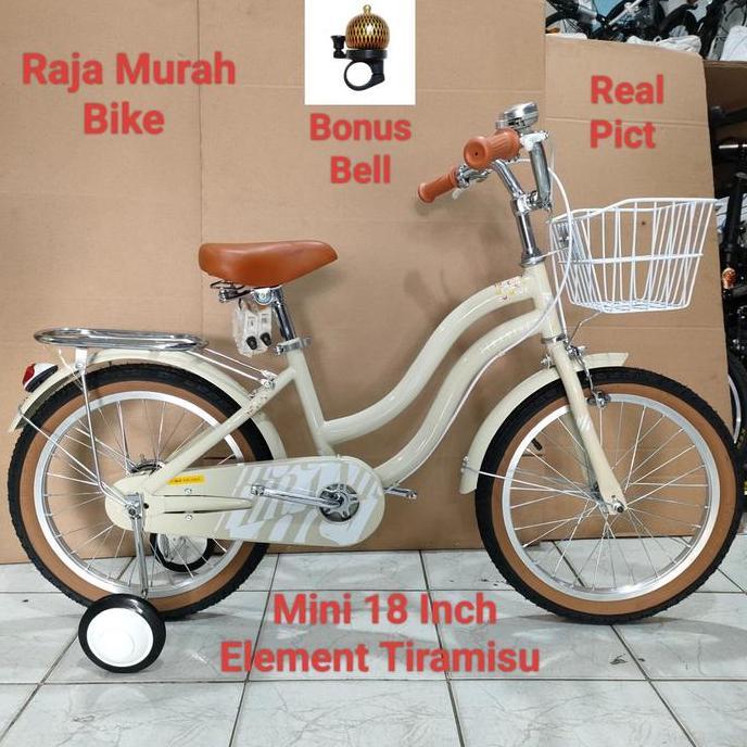 Sepeda Anak Mini Element Tiramisu 18 Inch Sepeda Anak Perempuan 18 Inch Element Tiramisu Mini 18 Inc