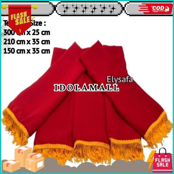 Selendang/sampur Tari Gandrung warna Merah MURAH