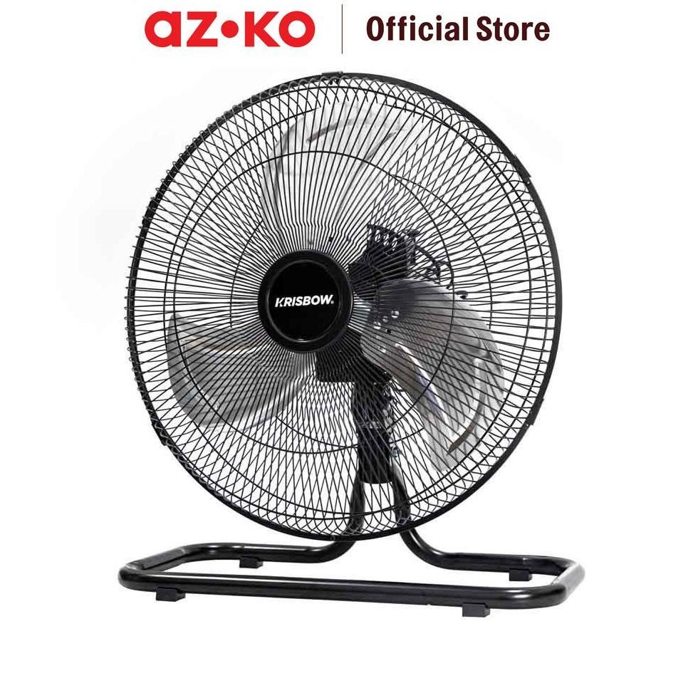 AZKO Krisbow 16 inci Kipas Angin Industrial 2 In 1 55 watt Table Wall Fan Penyejuk Ruangan Industria