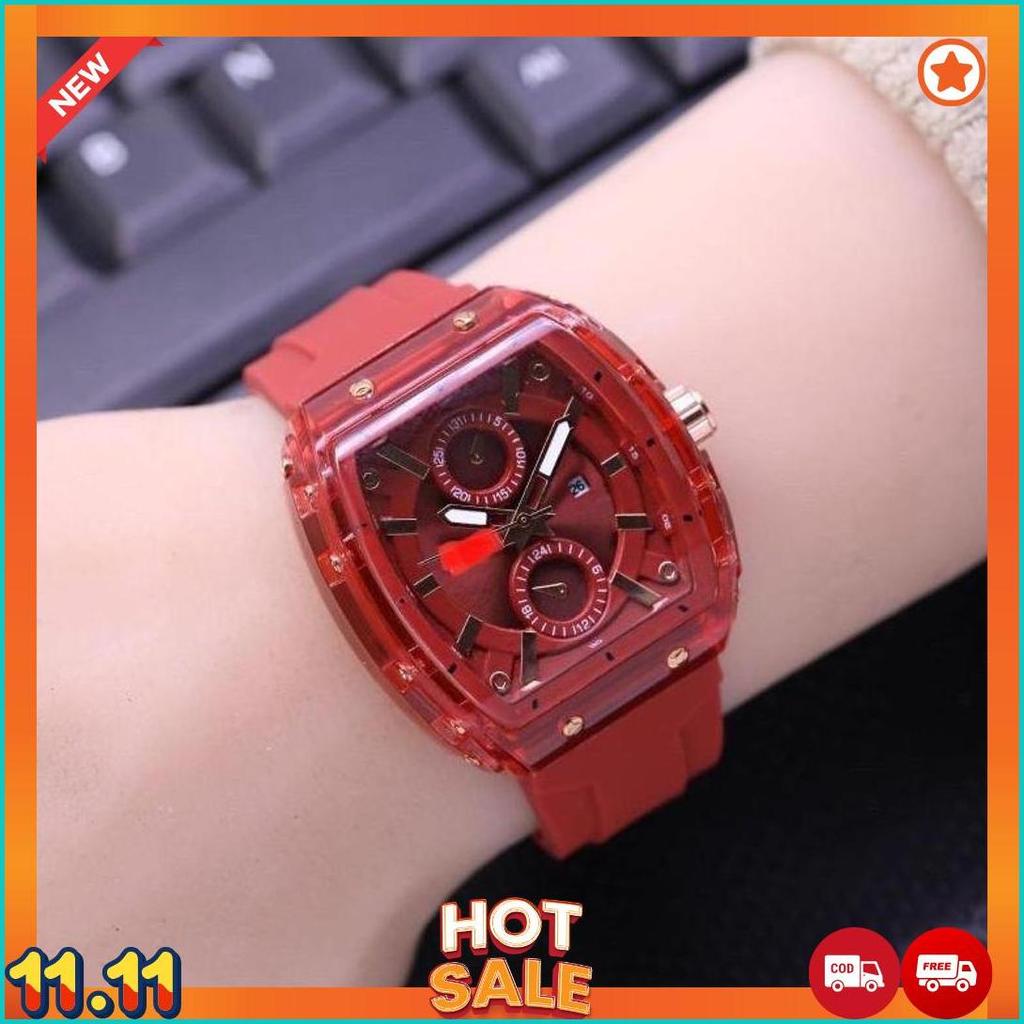 [WILL] JAM TANGAN WANITA/PRIA HUSH PUPPIES MEWAH ELEGAN KEKININIAN TERBARU KW PREMIUM GRADE ORI TAHA