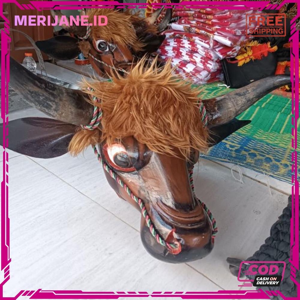 Bantengan Ukir Sungu Asli Besar Untuk Dewasa - 2025 Bisa COD Cepat Kirim