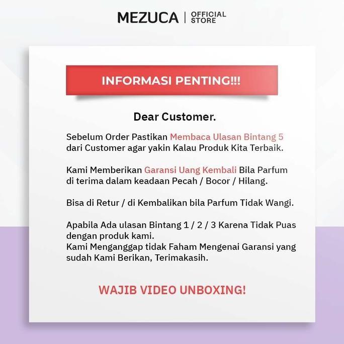 New- Dapat 4 Botol Parfum Mezuca Unisex Perfume