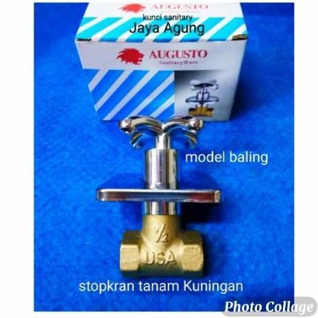 Stop Kran Tanam Baling Dingin 1/2 Inch/Stop Kran Shower Tanam 1/2" Forsale