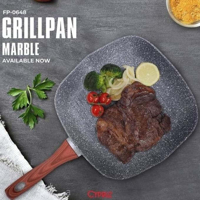 Premium FRY PAN INDUKSI MARBLE BBQ GRILL PAN Promo