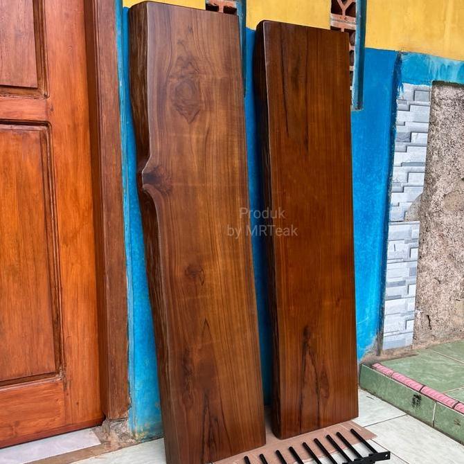 Rak dinding ambalan kayu jati Tebal