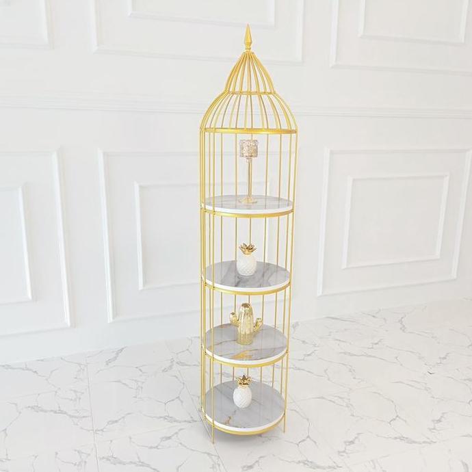 Rak Sangkar Burung Minimalis Aquilla | Minimalis Rak Susun Rak Shabby Rak Besi Dekorasi Rak Mulfungs