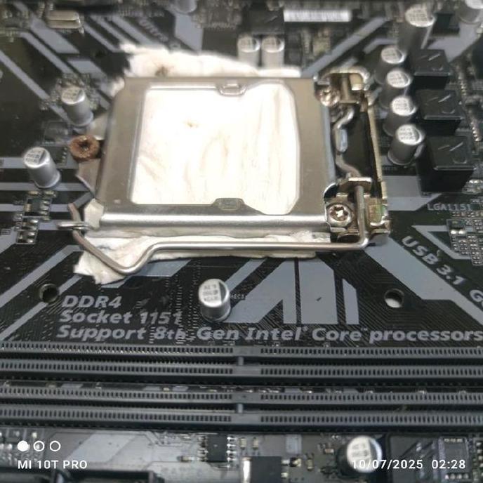 MOTHERBOARD INTEL GABYTE H310M DS2 2.0 RUSAK NO DISPLAY