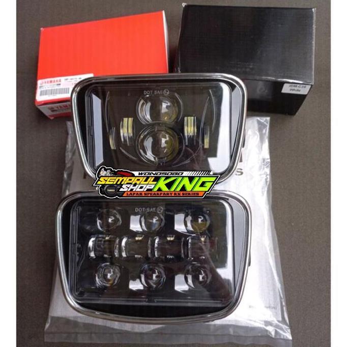 Lampu Demeker Rx king Scorpio Motorcycle Oval