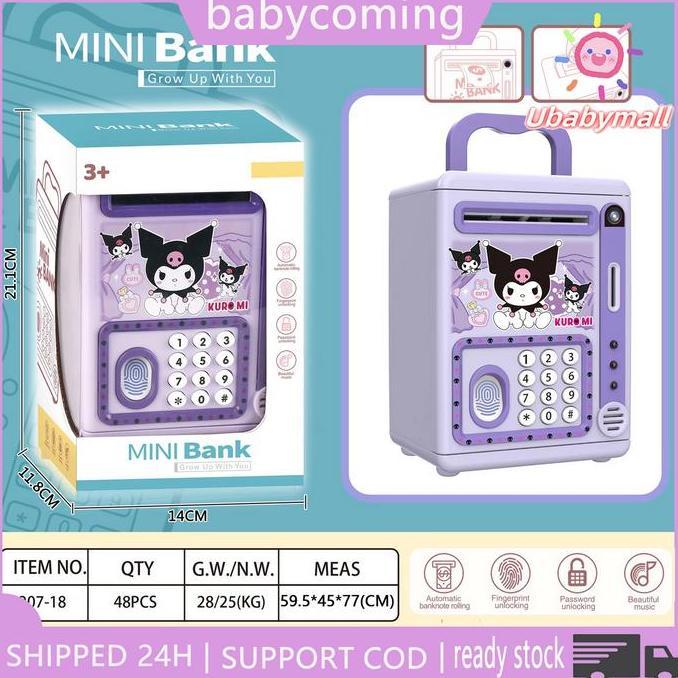 CODGesek Sidik Jari Kartu Untuk Membuka Kunci Celengan / ATM Sidik Jari Celengan / Mainan Celengan /