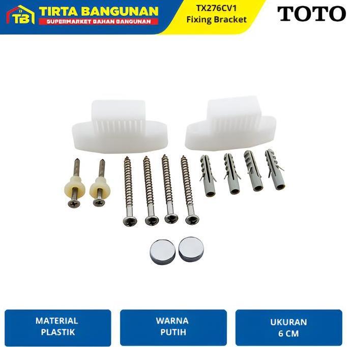 TOTO TX276CV1 BRACKET CW421 BRACKET PENYANGGA KLOSET WC TOILET DUDUK PLASTIK