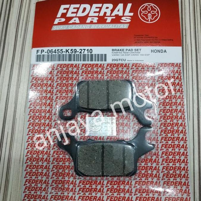 kampas rem cakram depan vario 125 150 kaliper tokico 2019-sekarang