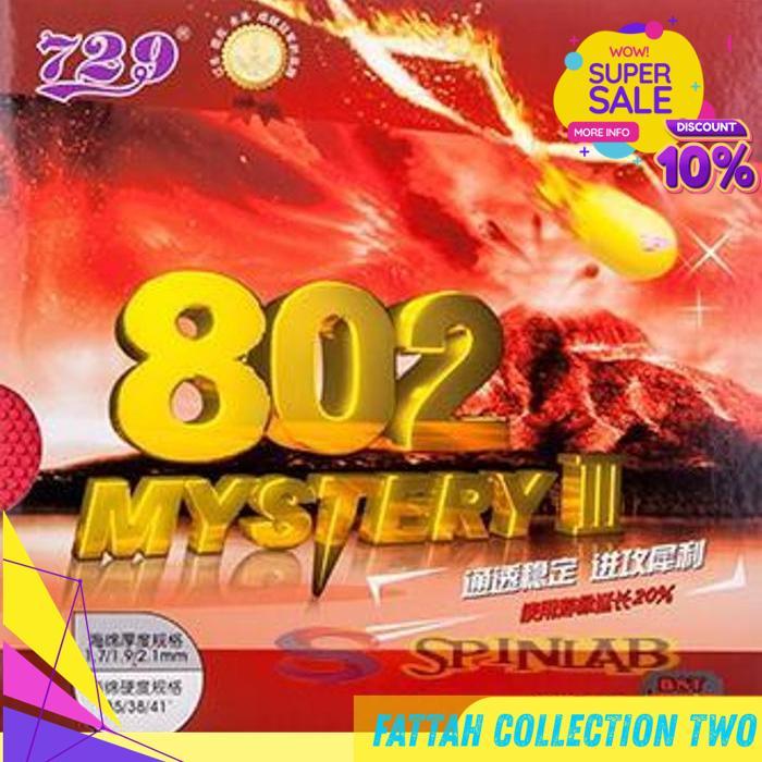 KARET PINGPONG BINTIK SERANG 729 802 MYSTERY III BY FATTASH COLLECTION TWO