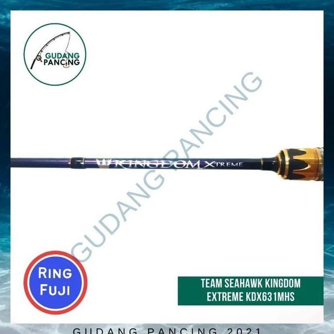 Rod Joran Pancing Team Seahawk Kingdom Xtreme KDX 631MS PE1-3 | 631MHS PE2-4 ONE PIECE