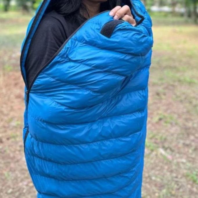 BEBAS ONGKIR - TUYUN sleeping bag polar bulu tebal kantong tidur hangat kain outdoor camping kain te