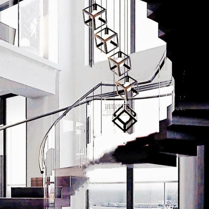 New- Lampu Gantung Minimalis 5 In Modern Vintage Retro Lampu Hias