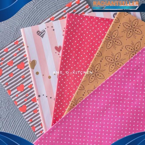 Bigpromo Tambahan Packing Kertas Kado Polkadot/Love/Batik + Bubble Wrap + Fragile