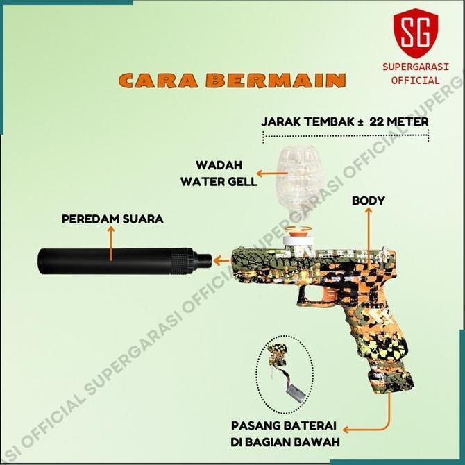 Tembakan anak Glock p18c Mainan outdoor anak laki-laki