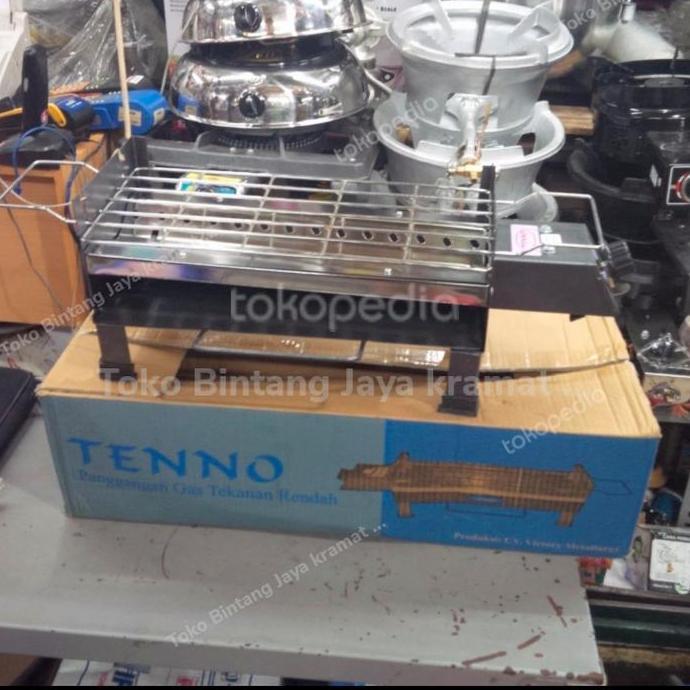 Premium panggangan gas tenno/bakaran gas tenno typee PG-40AP-TR kaki pendek Promo