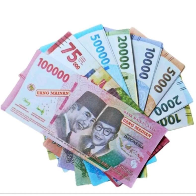 Perhatian Mainan Uang Uangan 300 Pcs Mirip Asli Monopoli