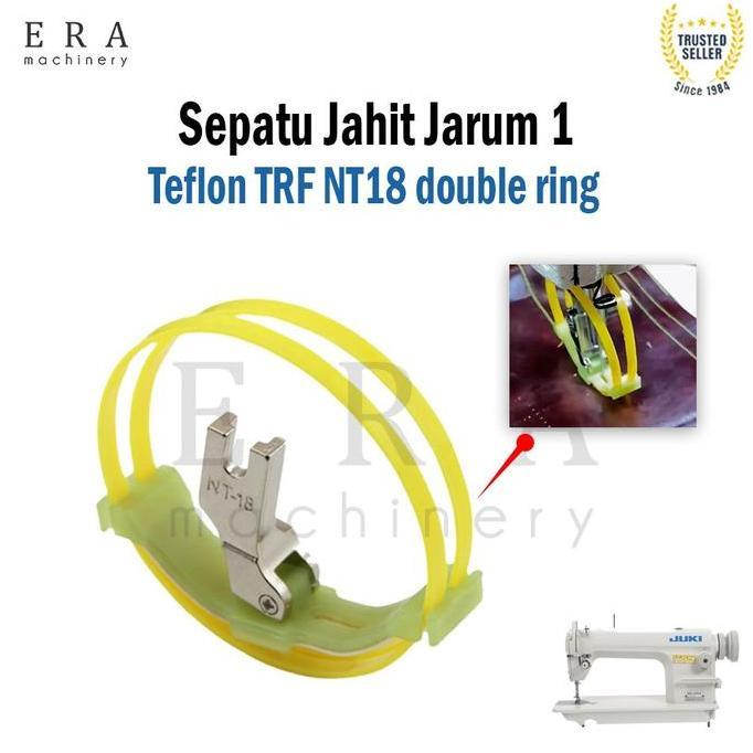Trf Nt18 Sepatu Jahit Teflon Double Ring Boat Type Presser Foot Single Needle Jahit Kulit Mesin Jahi