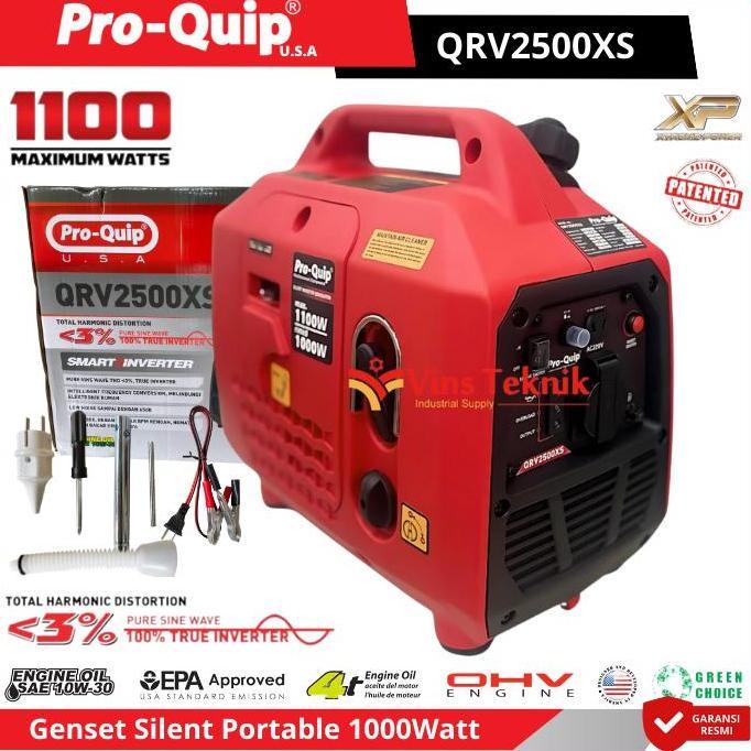 Terlaris Proquip Qrv2500Xs Mesin Genset Silent Genset Bensin Generator Genset Portable 1000Watt Qrv 