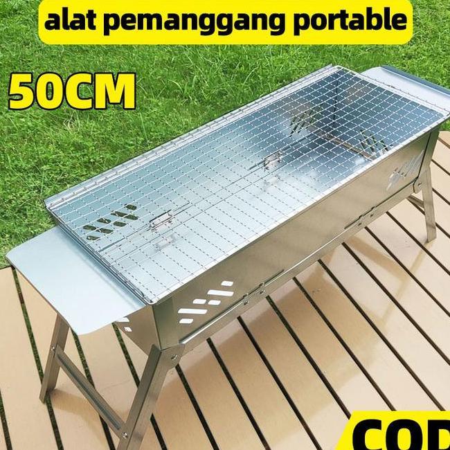 Alat Panggangan Ikan Sosis Ayam Panggangan Sate Arang Alat Pemanggang Roti Bakar Anti Lengket Kompor