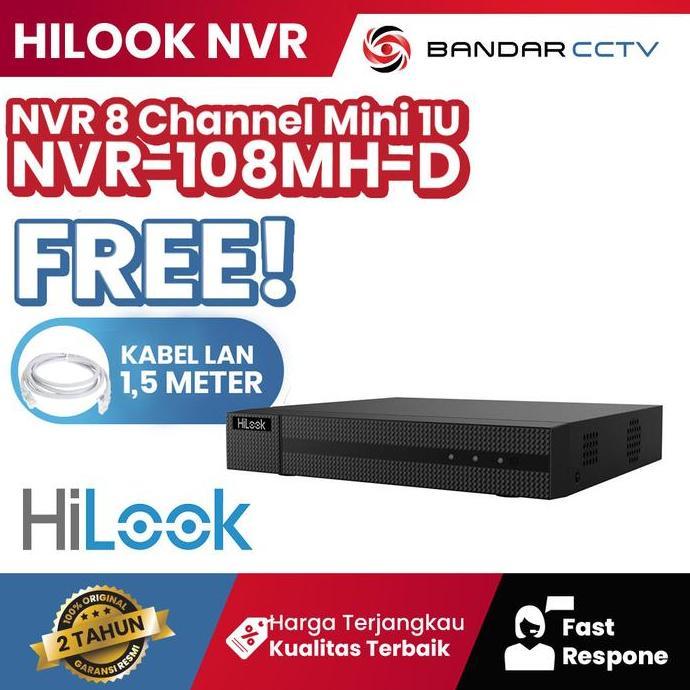 HILOOK nvr 8 channel 108-MH-D
