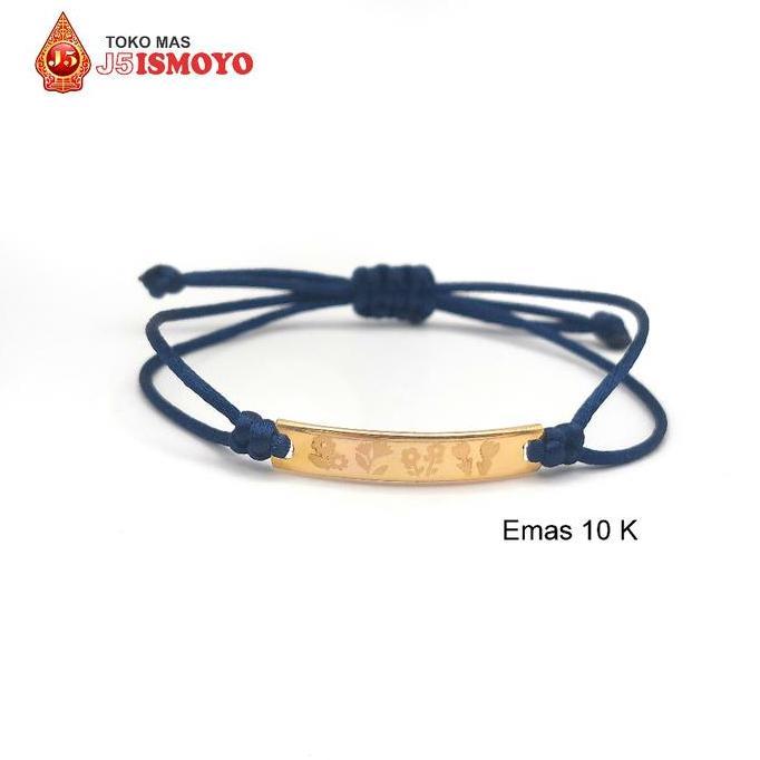 Gelang Emas Anak Tali Valena Animals Marva 10K J5 Ismoyo